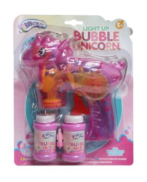 Bubbletastic-Unicorn Light Up Bubble Gun