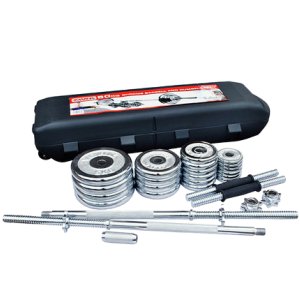 Veefit Premium Dumbell and Barbell Set - 50kg
