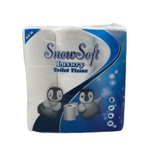 SnowSoft - Luxury Toilet Paper Tissue 2 Ply 18 Rolls - 2 Pack