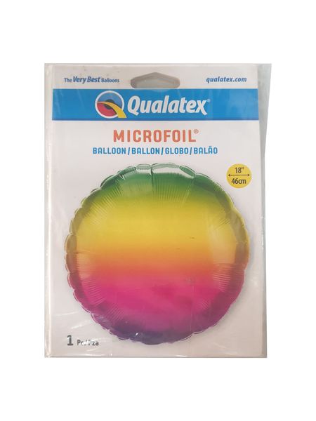 Qualatex -18 Inch Foil Round Vibrant Ombre