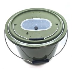 Fishing Bait Bucket with Drainage Inner &amp; Access Lid (5 Litre)