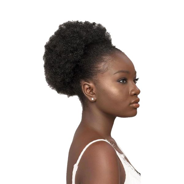 IPSTYLE Afro Puff Drawstring Ponytail for Women Girls Kids Black Hair Buns