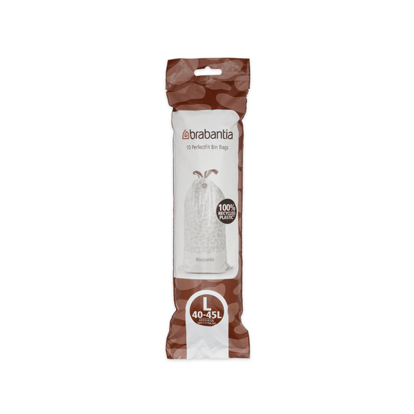 Brabantia - PerfectFit Bin Bags Code L 40-45L - 1 Roll with 10 Bags