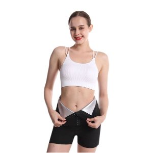 High Waist Yoga Shorts for Women Fitness - Black