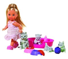 Evi Love Animal Friends &amp; 12cm Doll - Blonde