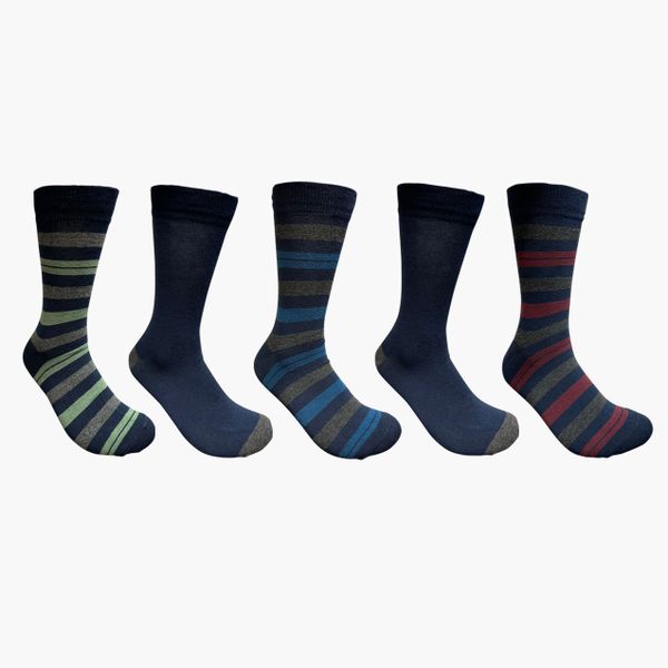 Undeez Men's Trouser Sock 5 Pack
