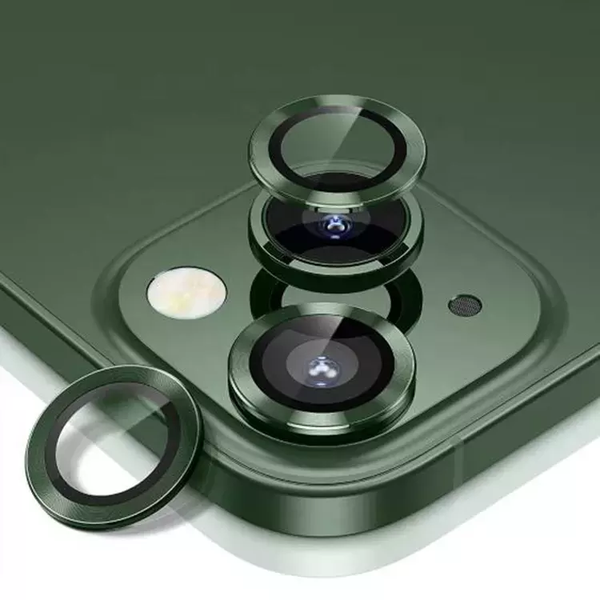 Metal Ring Camera Lens Tempered Glass Protector iPhone 16 Pro Max