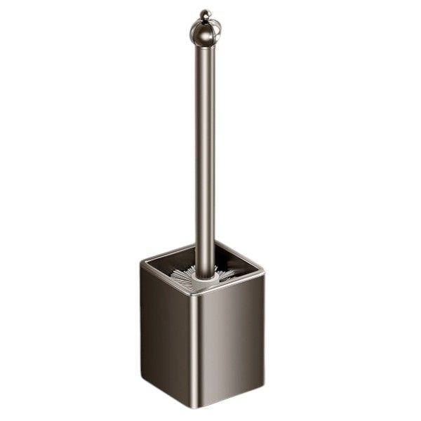 Minimalistic Toilet Brush &amp; Holder - Gun Grey
