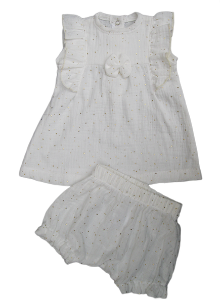 Baby Dress and Brooks Set