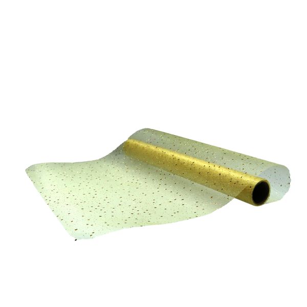 Gold Glitter Decoration Fabric 38.5x200cm