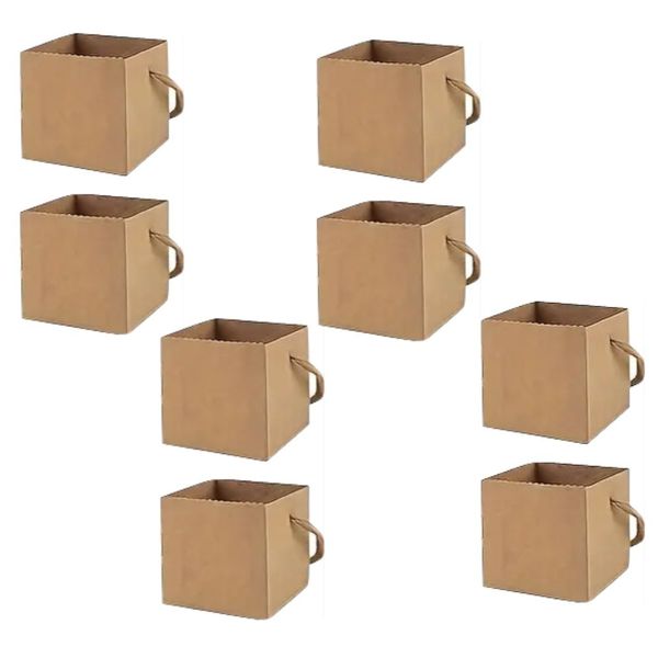 Party Craft Decor 8 piece Succulent Gift Wrap Box Pots -6.35cm