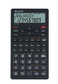 Sharp EL-738FB Advanced Financial Calculator