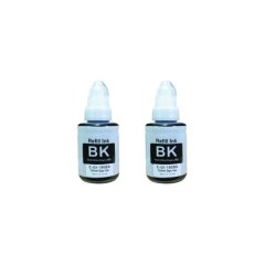 Inksaver | 190 Pack of 2 Black Bottle Inks Compatible With Canon GI-190 | GI190