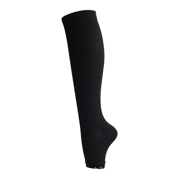 Solid Color Calf Socks Women's Sleep Yoga Socks Non-Slip Tube Socks Black