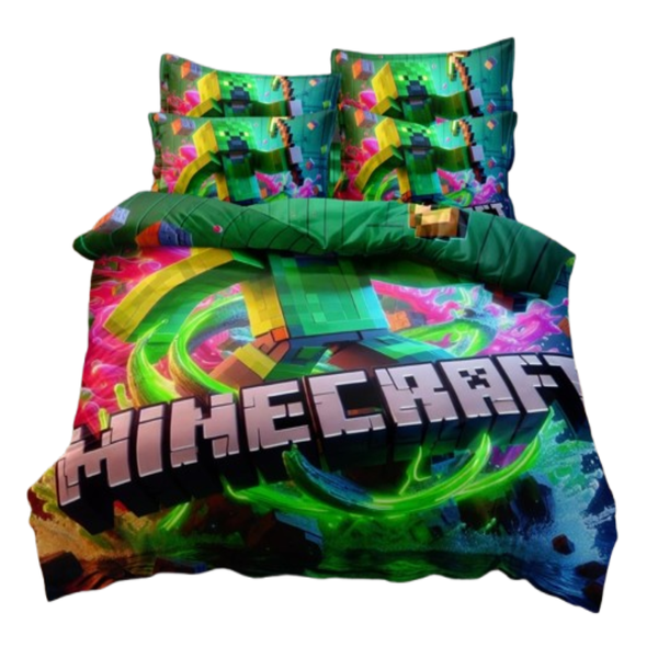 Linen Boutique - Kids Duvet Cover Set-Minecraft Dungeon