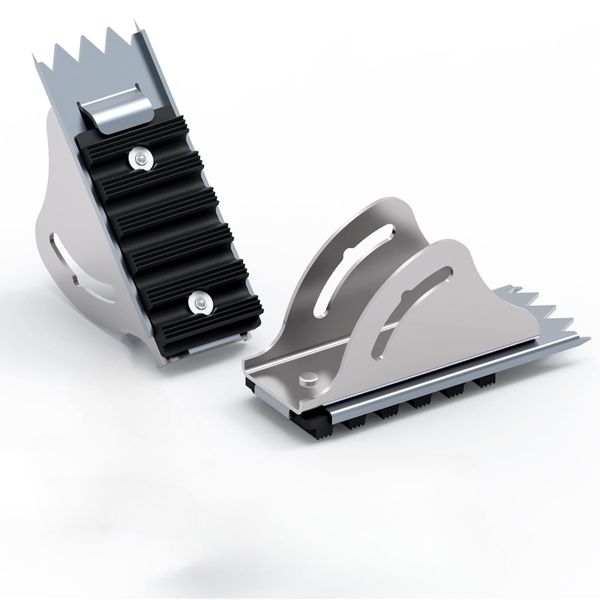 Ladder Anti-Slip Feet Pads, Durable Metal Shoes for Ladder Stability