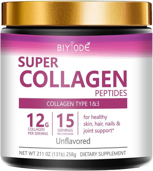 BIYODE Type 1 &amp; Type 3, 12g Collagen per serving, Super Collagen,