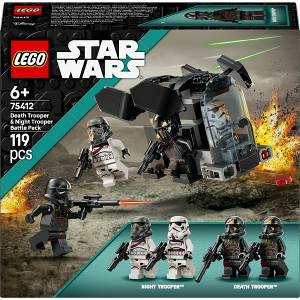 LEGO® Star Wars™ Death Trooper &amp; Night Trooper Battle Pack Building Toy 75412