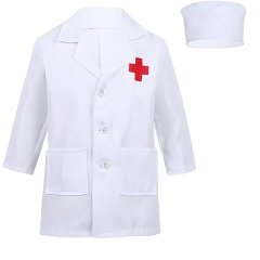 Kids' Doctor Costume - Doctor Coat with Hat