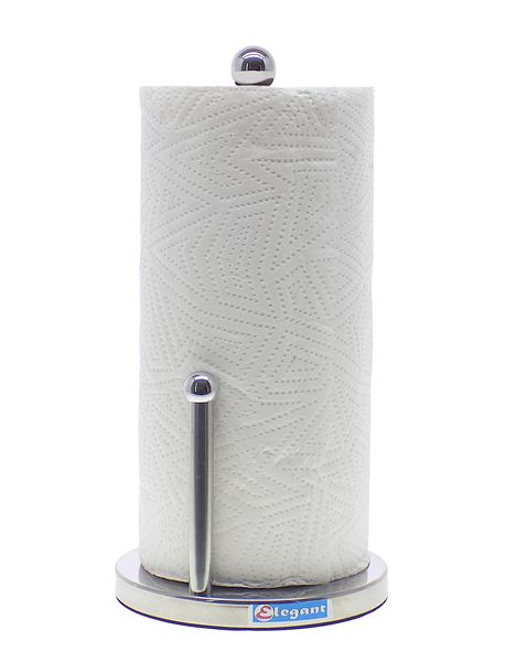Elegant Paper Towel Holder Steel + Jumbo Paper Towel - Combo
