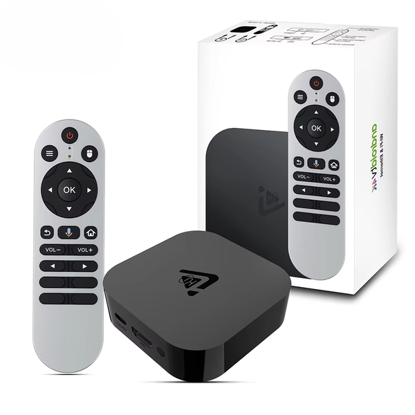 Ultra-HD 4K Android Smart TV Box with Voice Control Remote