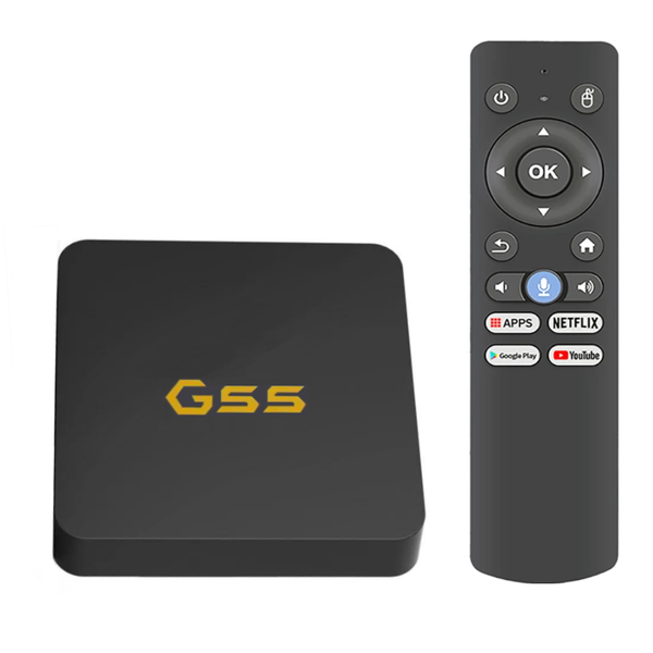 Mini G55 Android 14 Tv Box. AI Assist, 16GB Storage, 2GB Ram.