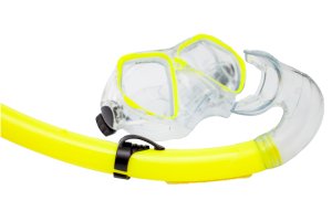 Saekodive PVC Mask &amp; Snorkel Set - Snr - Yellow
