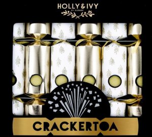 Boutique Gold Crackertoa Confetti Popping Christmas Crackers