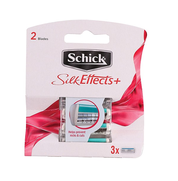Schick- Silk Effects Female Refill Blades 3's- Pack