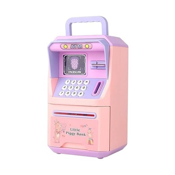 Pink Bank Toy - Educational Cute Kids Gift