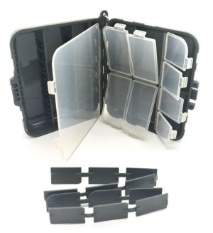 Outcast Green Folding Fishing Lure Box