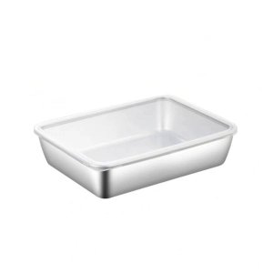 Stainless Steel Food Storage Containers with Lids,Food Storage Box - M