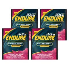 32Gi Endure |Sports Drink| Sustained Energy| Raspberry| 50g |4 Sachets