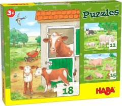 Haba Puzzles Farmyard Animals