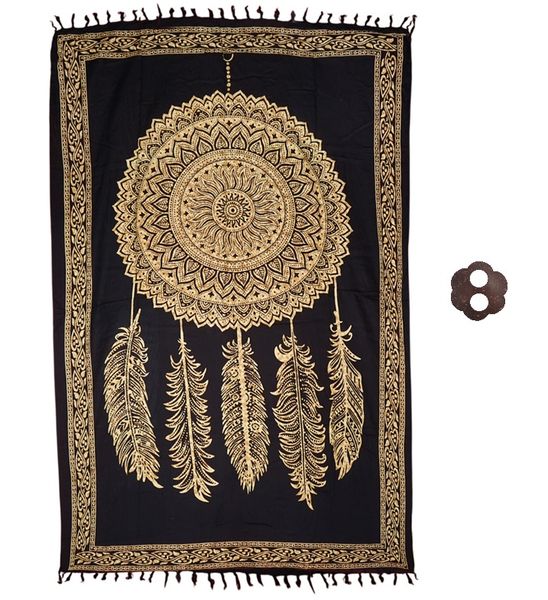 Sarong Dream Catcher Pattern - Beach Cover-Up &amp; Wrap