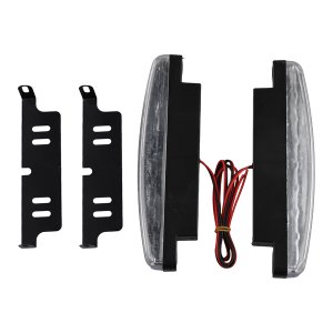 Newest 2Pieces Super White 8 LED Daytime Running Lights 12V