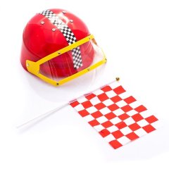 Roly Polyz F1 Racing Car Helmet And Accessories