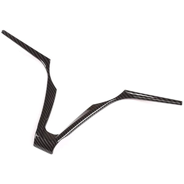 Look Steering Wheel V-Shaped Frame Trim Carbon Fiber Pattern