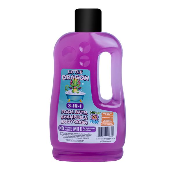 Little Dragon , Gentle 3-in-1 foam bath, shampoo, and body wash 2 L