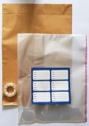Marlin: Book Cover Pre-Cut Brown Kraft Combo - 17 Piece