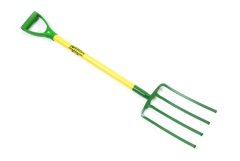 Lasher - Domestic 4 Prong Digging Fork With Steel Shaft Handle