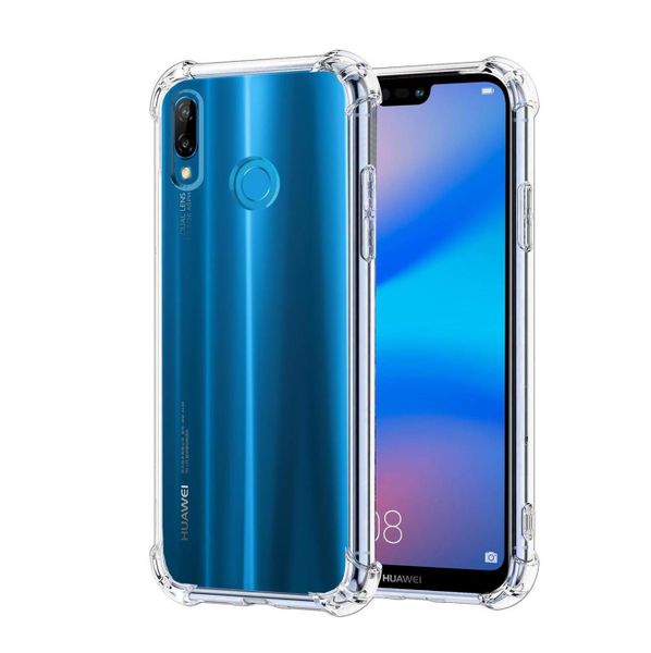 2 Pack Clear Case Compatible with Huawei P20 Lite|Slim Fit Protective Cover