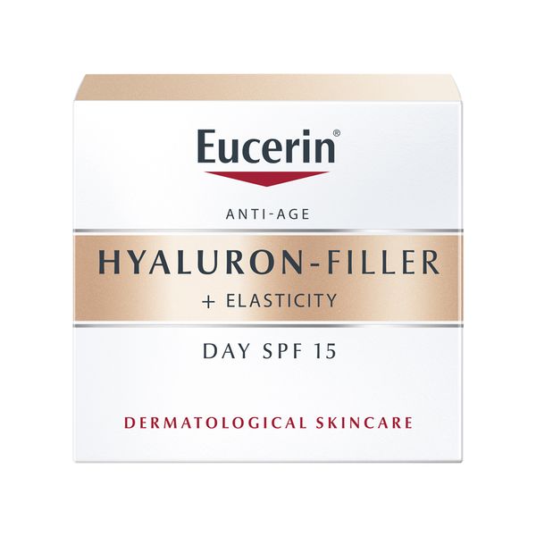 Eucerin Hyaluron Filler + Elasticity Anti-Age Face Day Cream, SPF 15, 50ml