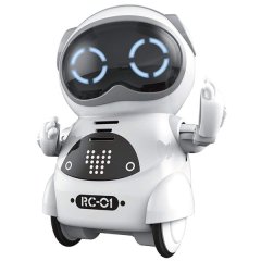 Pocket Robot Talking Interactive Dialogue - White