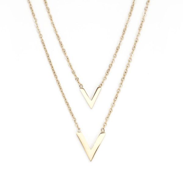 Cazabella Stainless Steel Rose Gold Necklace