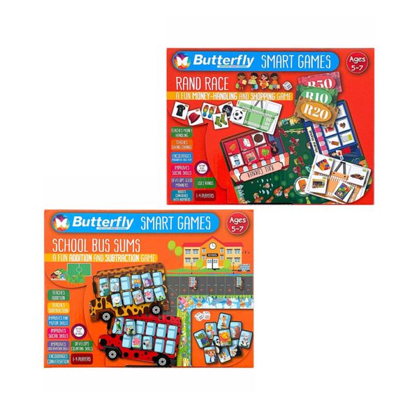 Butterfly Smart Games: School-Ready Maths &amp; Money Power Pack (2-Pack)