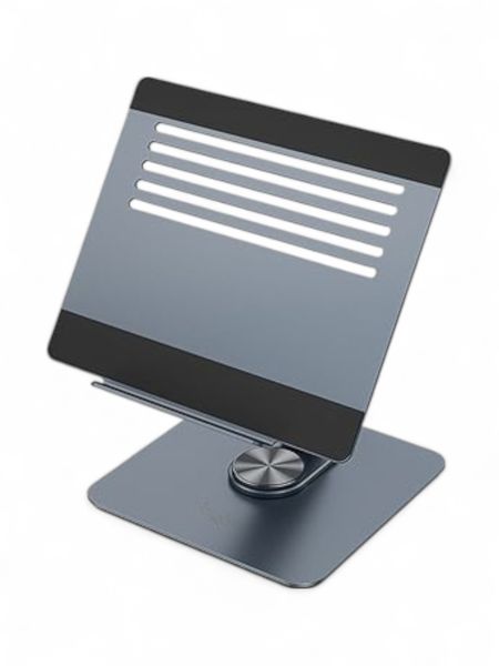 Aluminum Laptop Stand - 360 Rotation, Height Adjustable with Anti-skid