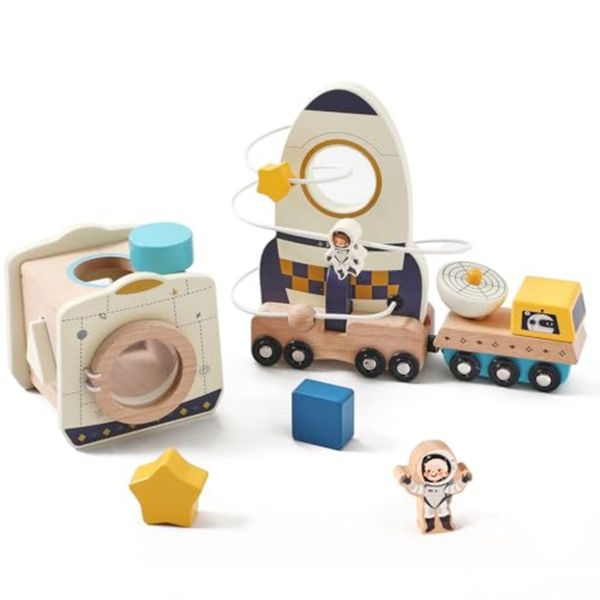 Montessori Space Toys,Educational Baby Gifts 1-3 Years