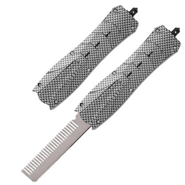 Stainless Steel OTF Practice Combs Hair Styling Tools for Sport Outdoor Use