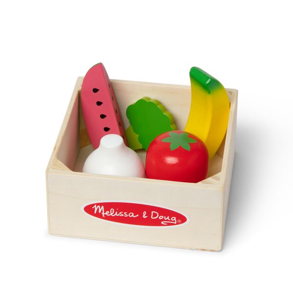 Melissa &amp; Doug Wooden Food Groups Play Set - Produce